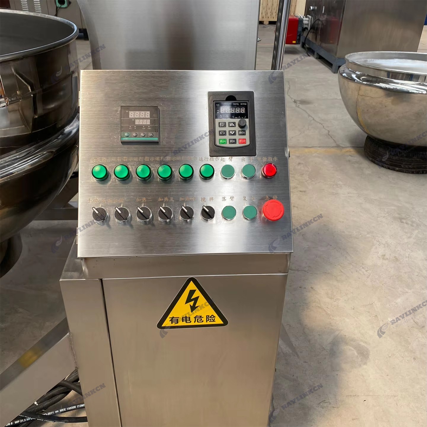 stainless control cabinet