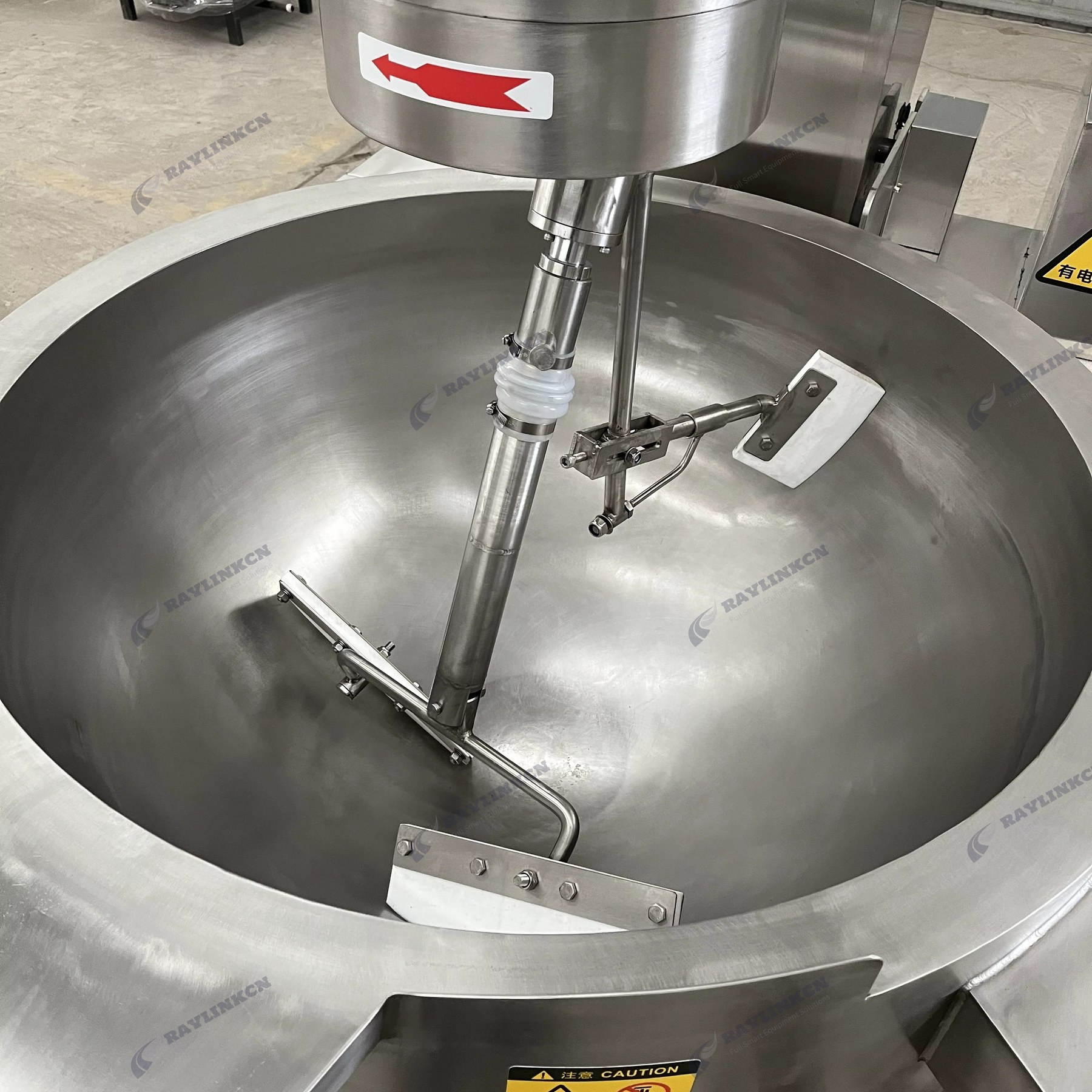planetary stir + wall-scraping blades